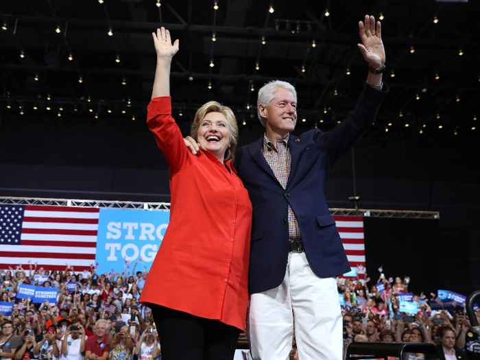 Hillary and Bill Clinton