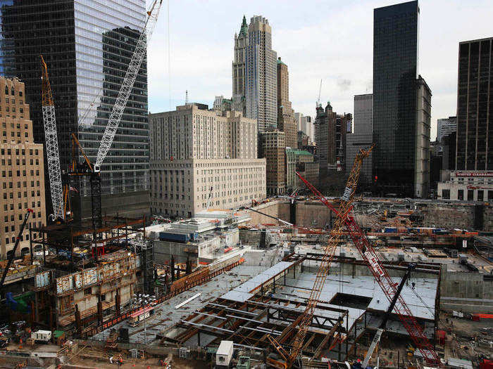 The Freedom Tower was just starting to rise from the rubble.