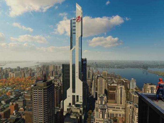 And now, a few bonuses — like The Avengers building, which is nearly as tall as One World Trade: