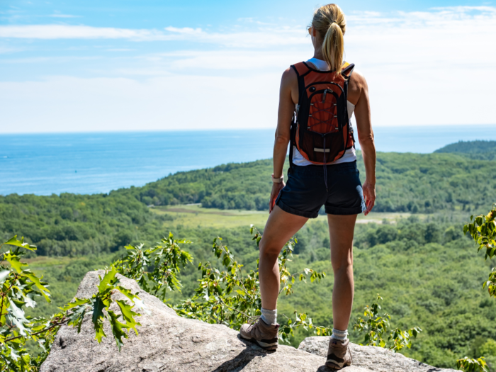 Acadia is known for its picturesque hiking and biking trails, not to mention outdoor activities including bird watching, horseback riding, fishing and boating.