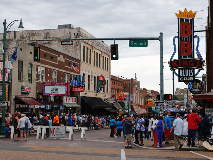 9. Memphis, Tennessee