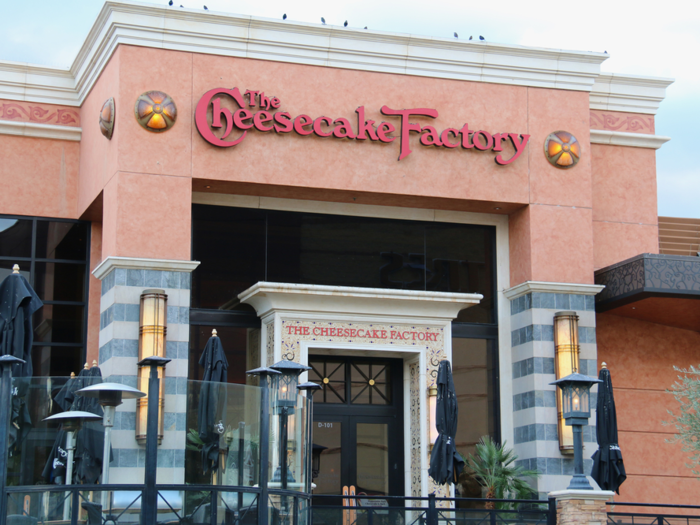 Casual Dining (tie): The Cheesecake Factory