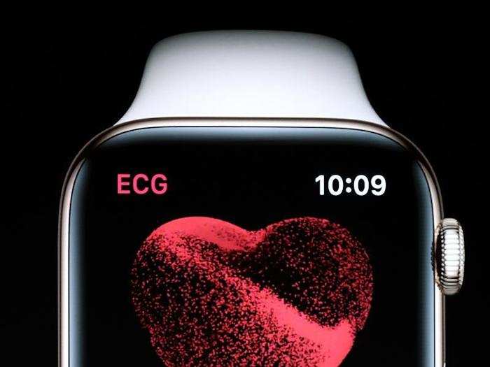 Apple upgraded the internals on the Apple Watch Series 4. The new watch has a new heart sensor and can record electrocardiograms.