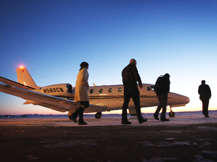 Nemacolin has its own private airfield so guests can fly directly to the resort.