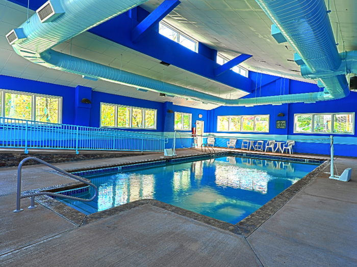 The resort also has an indoor pool for kids that