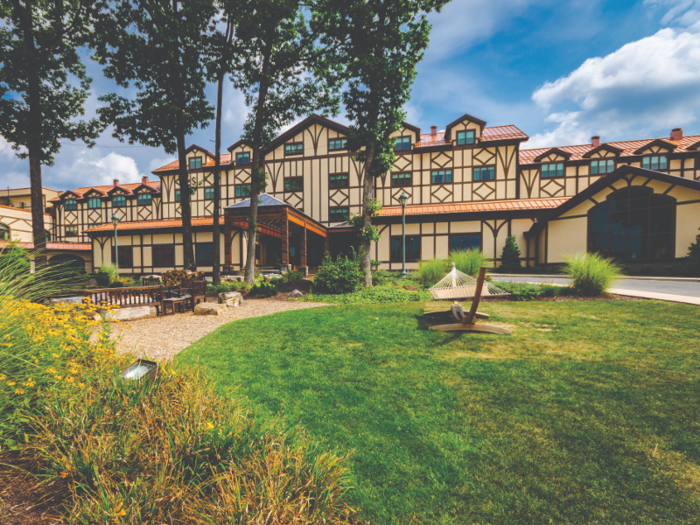 The Lodge at Nemacolin was originally a hunting retreat for Pittsburgh business titan Willard F. Rockwell.