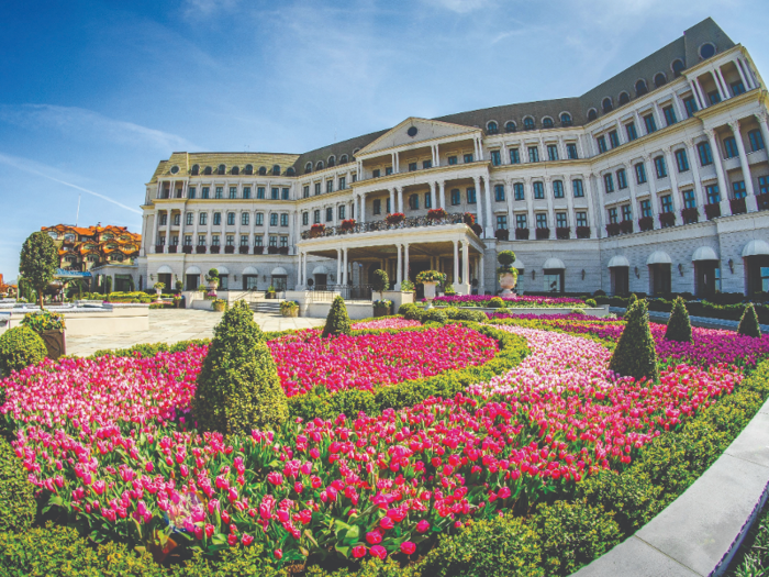 The sophisticated 124-room Chateau Lafayette, inspired by the Ritz Paris, is "a tribute to the grand hotels and resorts of classic Europe."