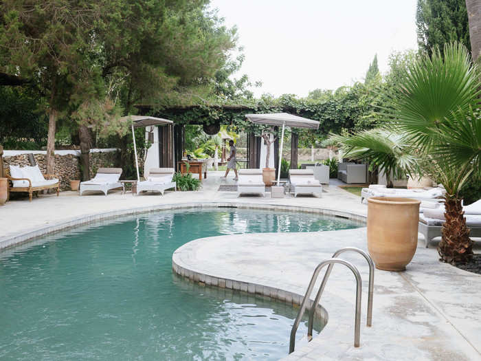 The back area of Atzaró also has a communal pool and a bar, but it seemed like all the guests were hanging out at the main restaurant and pool. That leaves lots of privacy.