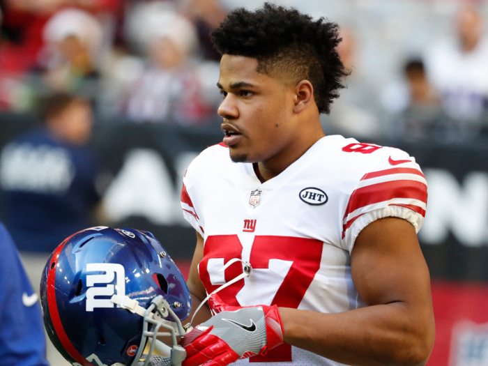 15. New York Giants at Dallas Cowboys — Sterling Shepard, WR, Giants