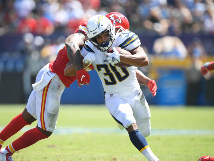 7. Los Angeles Chargers at Buffalo Bills — Austin Ekeler, RB, Chargers