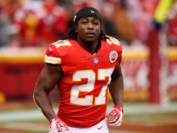 2. Kansas City Chiefs at Pittsburgh Steelers — Kareem Hunt, RB, Chiefs