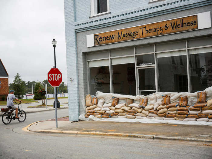 Photos and videos show the flooding and devastation as Hurricane Florence hits North Carolina