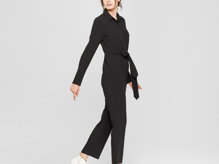 A neutral, but bold jumpsuit