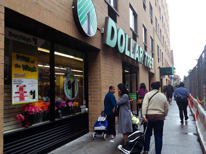 Dollar Tree was the next store we visited, also in Queens. Signs advertised that everything cost $1.