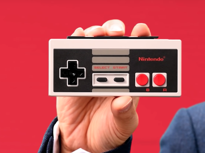 5. NES-style gamepads that physically attach to the Switch, giving it a delightfully retro look.