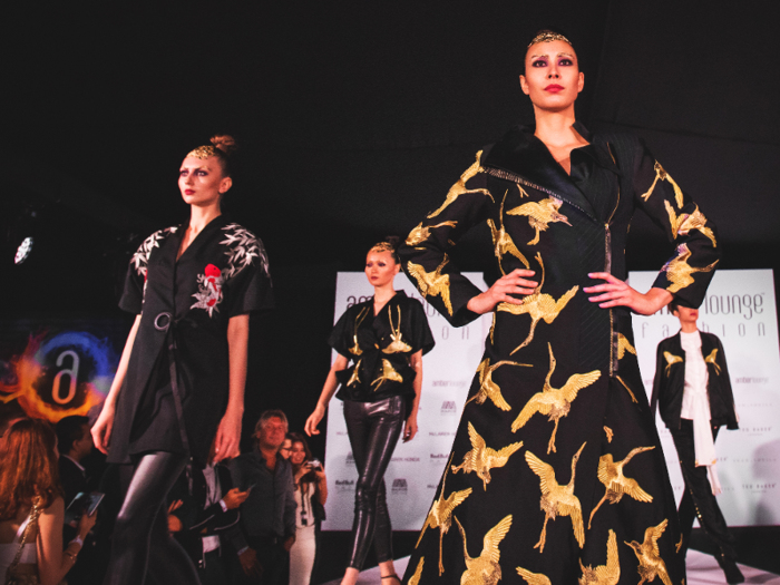 The show is a haute couture runway presentation from various international designers.