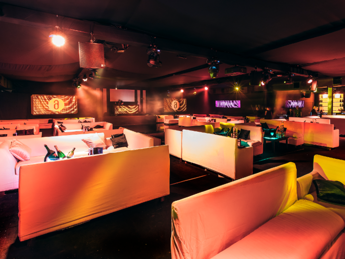 The swanky Amber Lounge, a pop-up club that only exists during the Singapore, Monaco, and Abu Dhabi Grand Prix races, is famous for hosting the wildest Grand Prix parties.