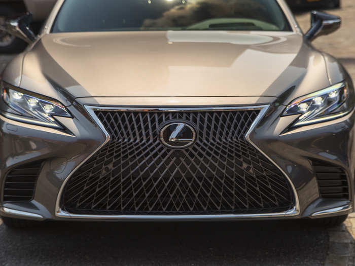 Up front, Lexus