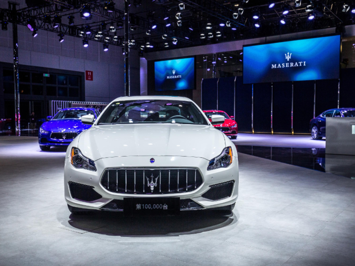 ... The Maserati Quattroporte VI, and...