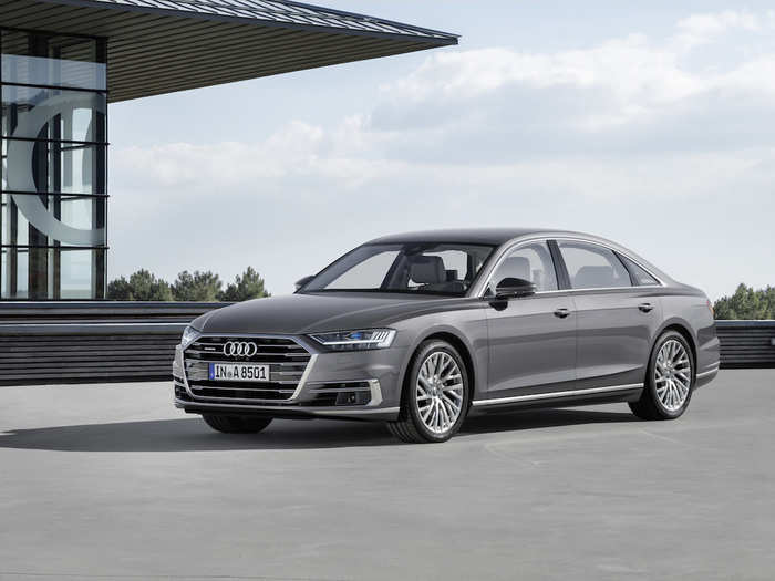 ...The Audi A8,...