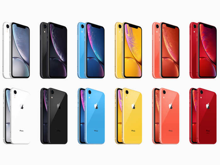 2. The iPhone XR is available in more colors than the iPhone XS.