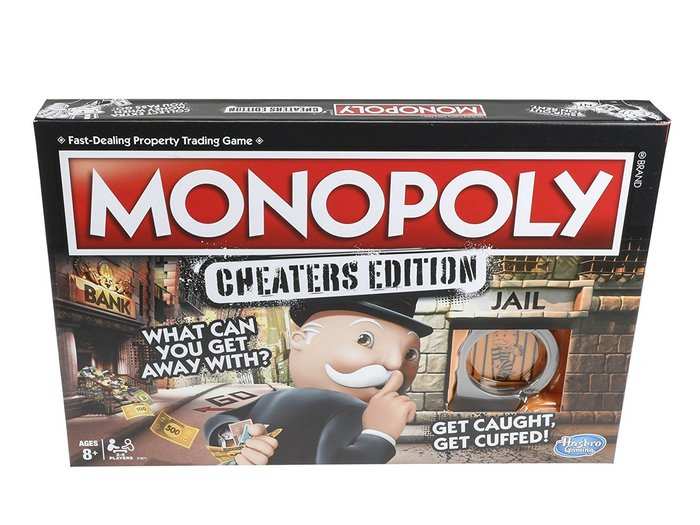 Hasbro Gaming Monopoly Cheaters Edition Family Game