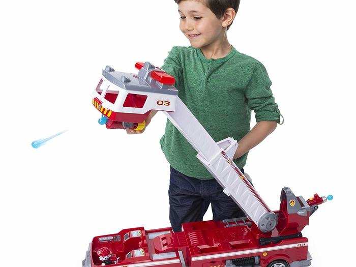 PAW — Ultimate Rescue Fire Truck with Extendable 2 ft. Tall Ladder