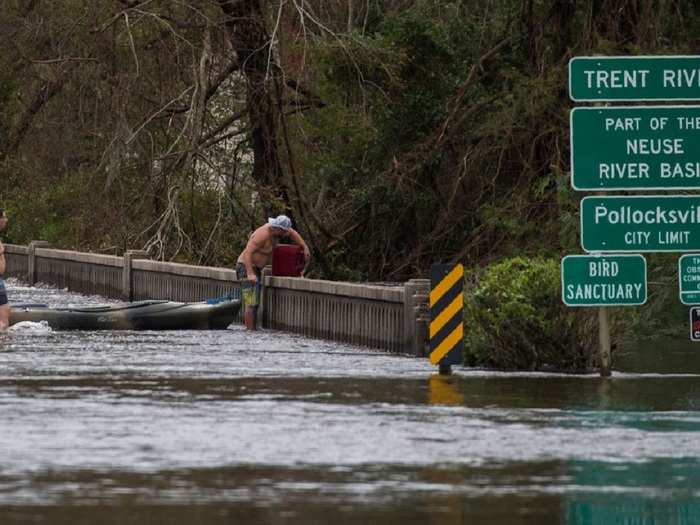 Trent river after