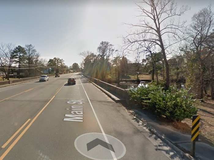 Near Trent River in Pollocksville, North Carolina, before...