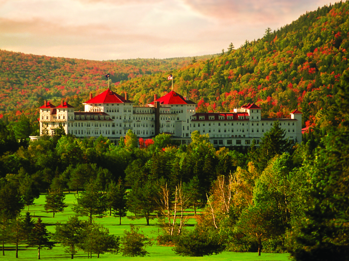 The 200-room resort is more than 100 years old, built between 1900 and 1902 by 250 master craftsmen and originally called the Mount Washington Hotel.