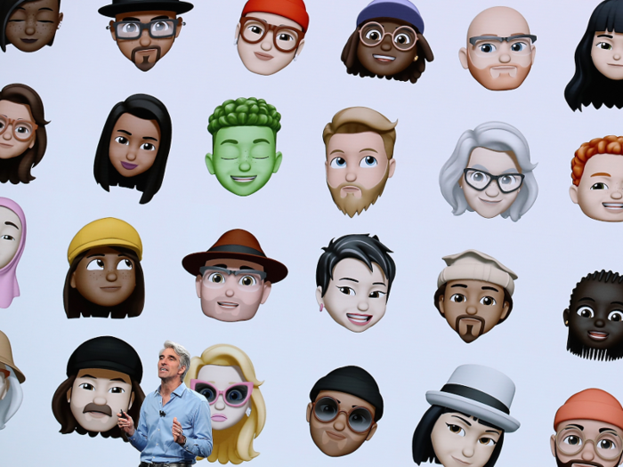 Apple introduced Memoji, customizable avatars that look like you.