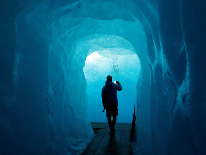 Researchers are trying to find out what, in addition to water, is lost when a glacier melts.