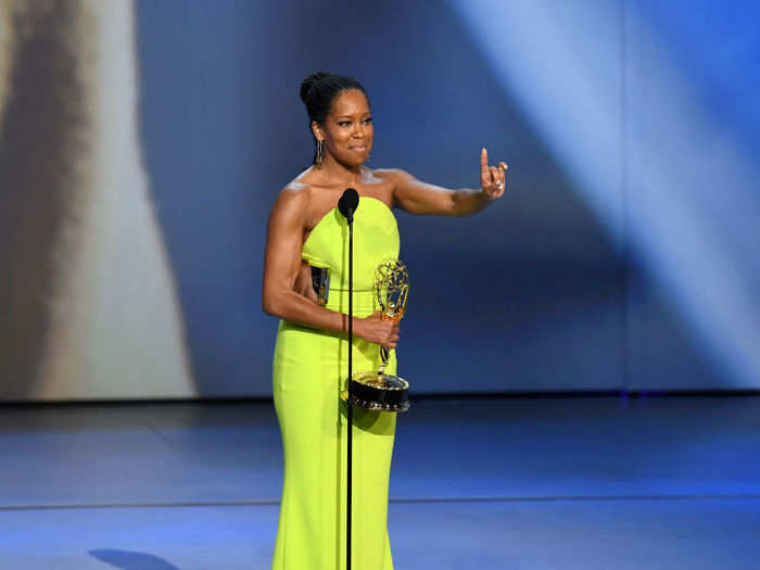 Regina King won best actress in a limited series for her role on "Seven Seconds," a show that Netflix canceled already.