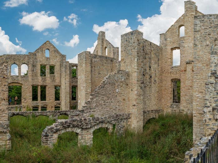 Snyder started building in 1905, but the next year he was killed in a car accident and never saw it finished. His sons took over construction and lived there until the family ran out of money because of several lands rights lawsuits surrounding the castle’s property.