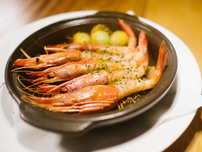 If you really want to go all out, Ibiza has its own edition of Nobu. I had the Gambas al Ajillo "Nobu Style," a classic Spanish dish ($50) which used shrimp from nearby Formentera. It was a simple, garlicky dish that shined with the local, fresh seafood.