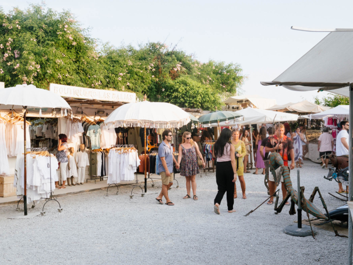 While Ibiza has its share of haute couture shops (no Louis Vuitton, though), what I really appreciated about the island was its tradition of hippy markets, like Las Dalias. On Saturdays, locals set up stalls and sell their handmade wares.