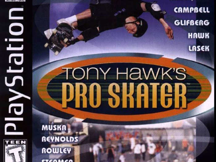 A "Tony Hawk Pro Skater" game, probably the first one.