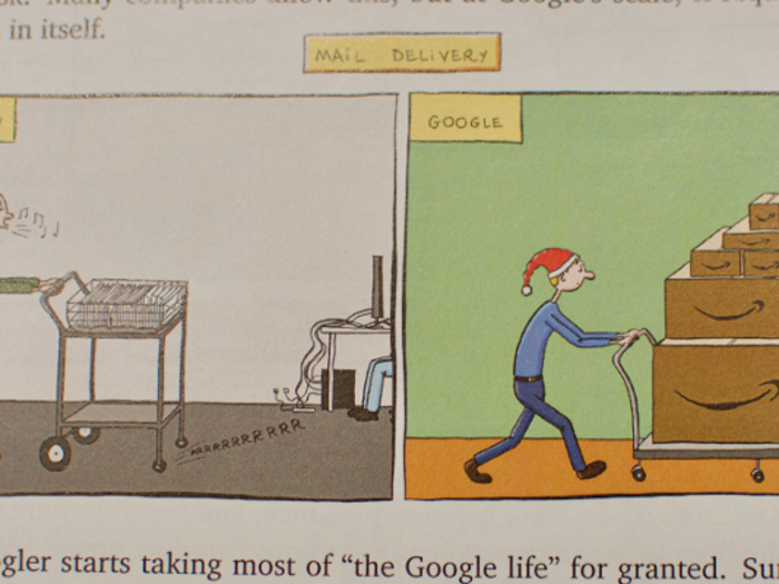 "I would say that most people at Google are happy with what they have," Cornet said. "Some do complain and I tried to take a balanced view. I tried to show how appalling it is to complain when we get so much."