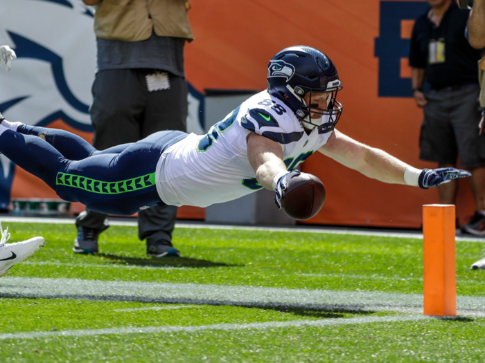14. Dallas Cowboys at Seattle Seahawks — Will Dissly, TE, Seahawks