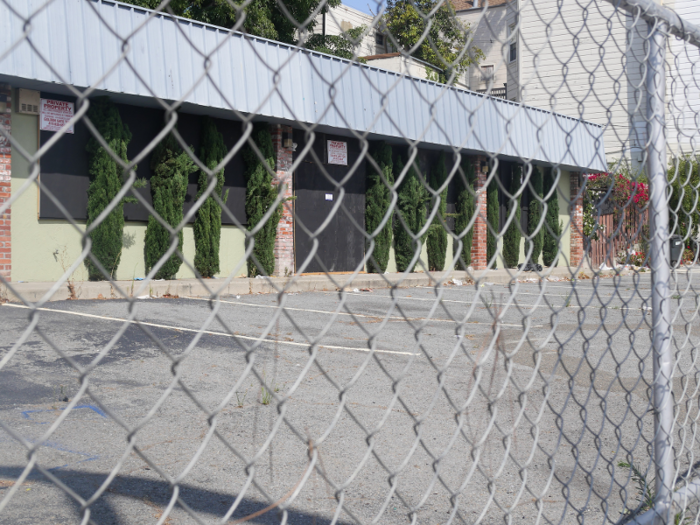 Most were encircled by wired fences sporting signs forbidding trespassing.