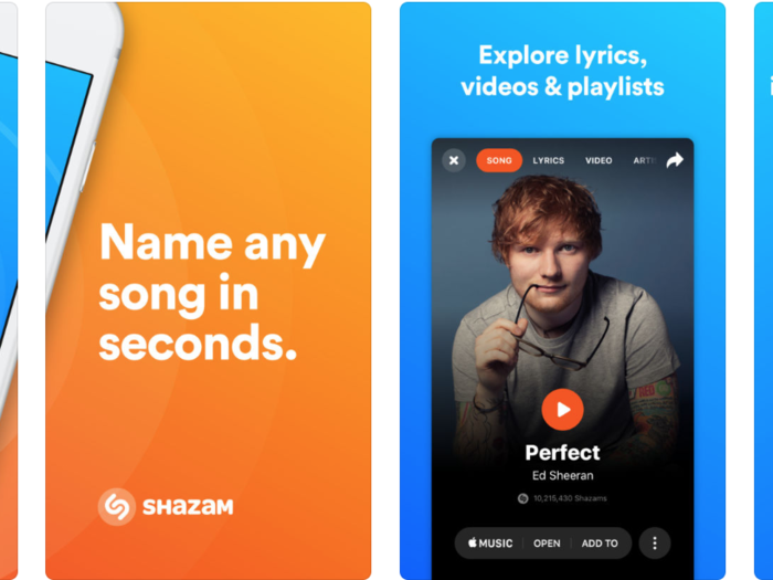 Shazam, now owned by Apple, can tell you who sings the song you