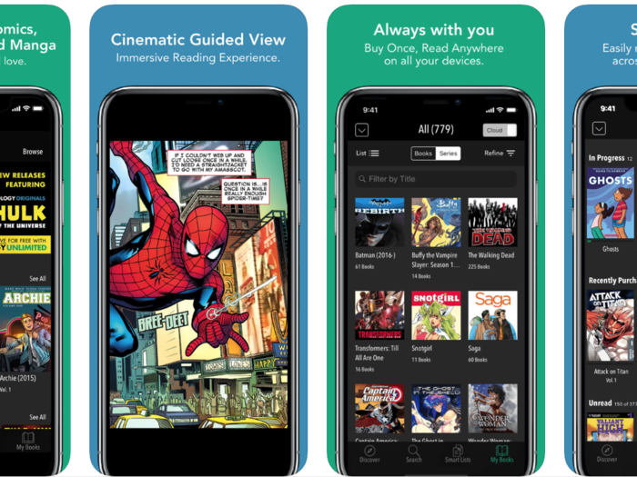 Comixology by Amazon lets you read comics on your smartphone.