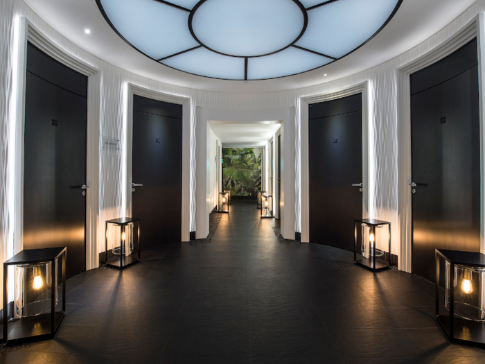 At the spa, you can get $320 facials, a massage starting at $212, and for about $450, a two-hour "celestial body interlude" that includes a scrub, wrap, and "voluptuous body massage," according to the spa