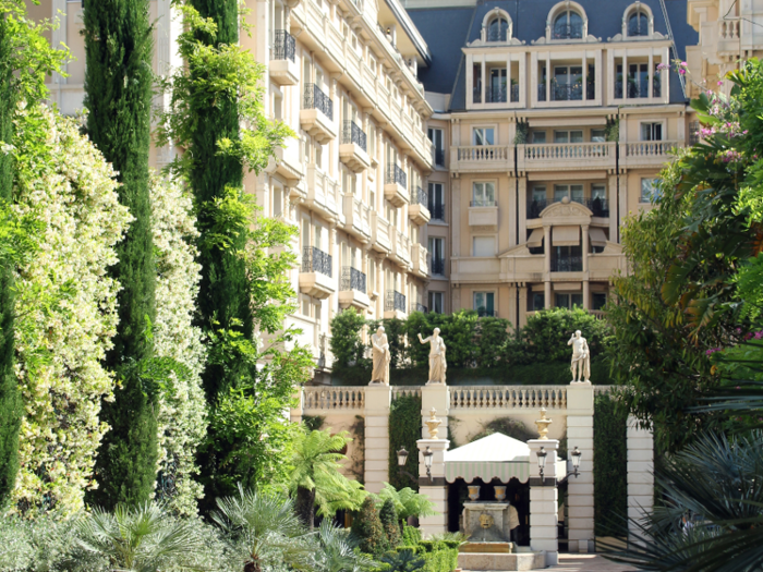 The hotel first opened in 1886, built in the lavish "Belle Epoque" style.