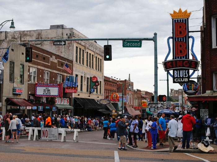 10. Memphis, Tennessee — 29.12 years