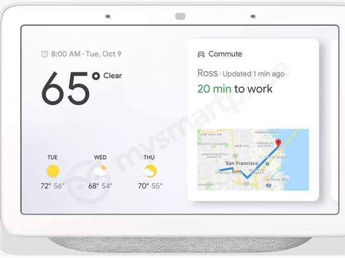 A smart screen device called Google Home Hub
