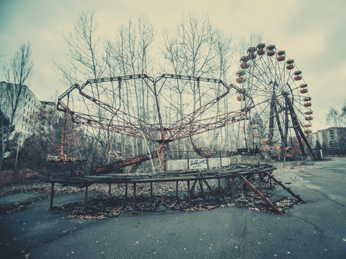 The Pripyat amusement park in Ukraine was meant to be opened on May 1, 1986, but opening day was cancelled when the catastrophic nuclear disaster, Chernobyl, took place just a couple of miles away on April 26.