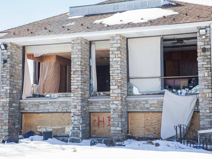 The country club was left uncared for after it officially closed.