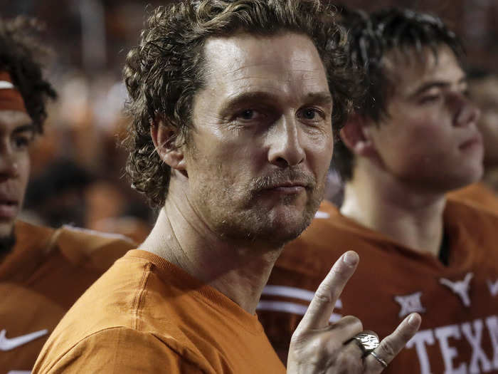 So was Matthew McConaughey. Hook Em!