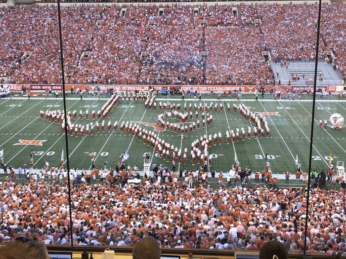 There was a time when TV broadcasts did a better job of showing the school bands. it is easy to forget how impressive the show can be if you don